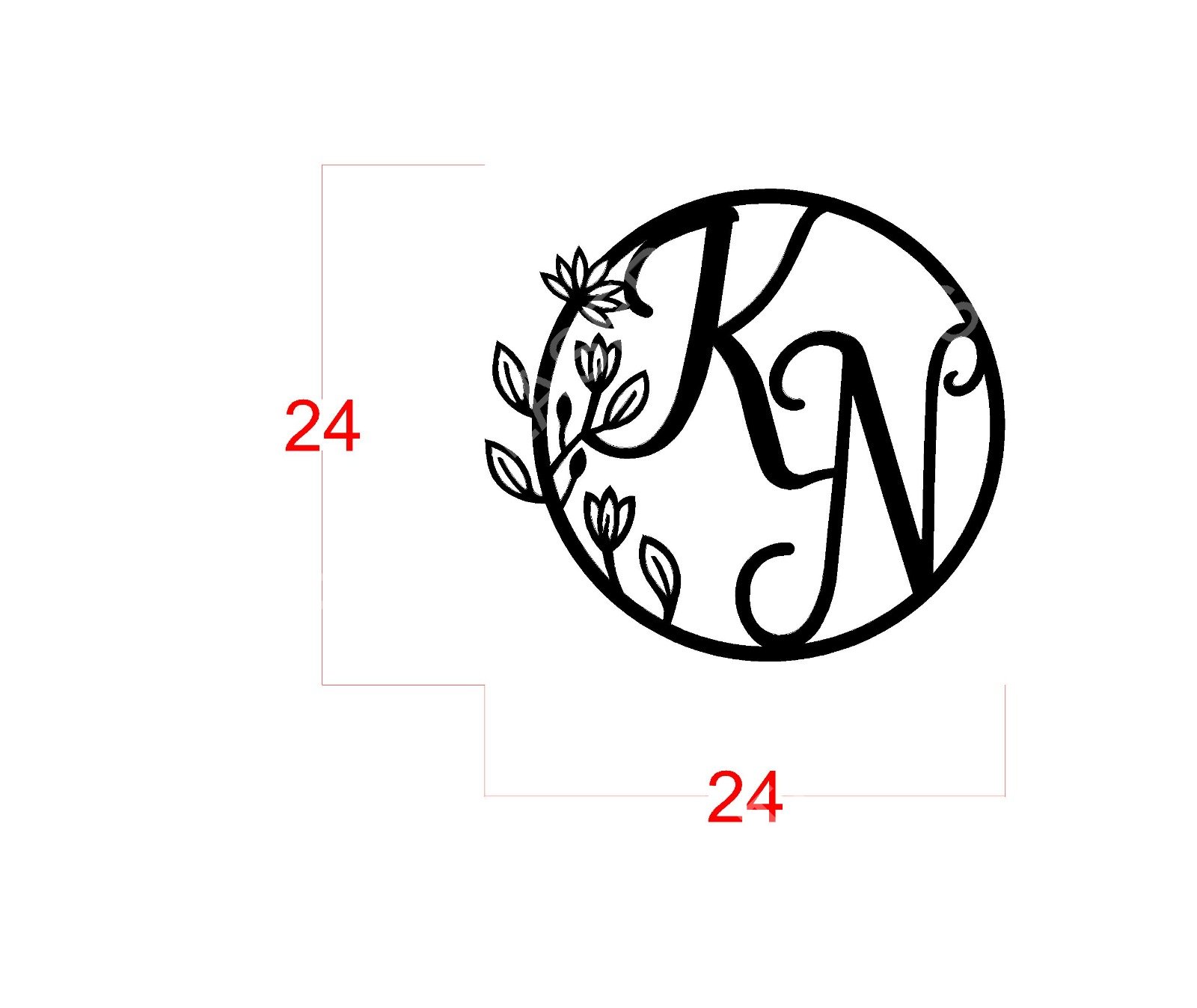 Name Boards CNC Laser Cutting Design - N-012.jpeg - Sasti Laser Namakkal